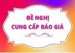 ĐỀ NGHỊ CUNG CẤP BÁO GIÁ MUA SẮM THIẾT BỊ, VẬT TƯ PHỤC VỤ SỬA CHỮA ĐIỆN TẠI TRƯỜNG